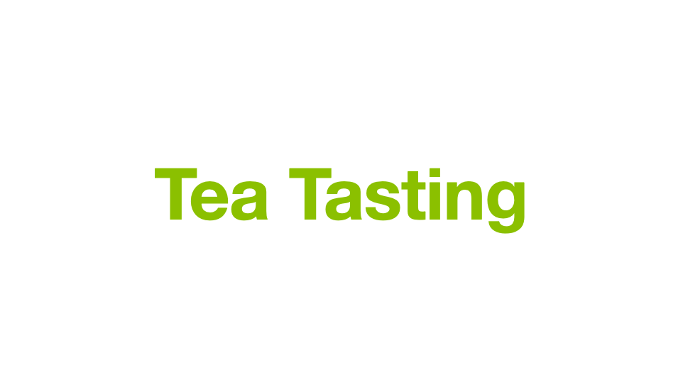Tea Tasting – 01.10.2025